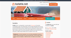 Desktop Screenshot of isolatie.net