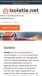 Mobile Screenshot of isolatie.net