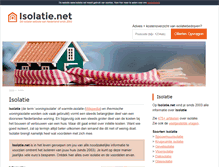 Tablet Screenshot of isolatie.net